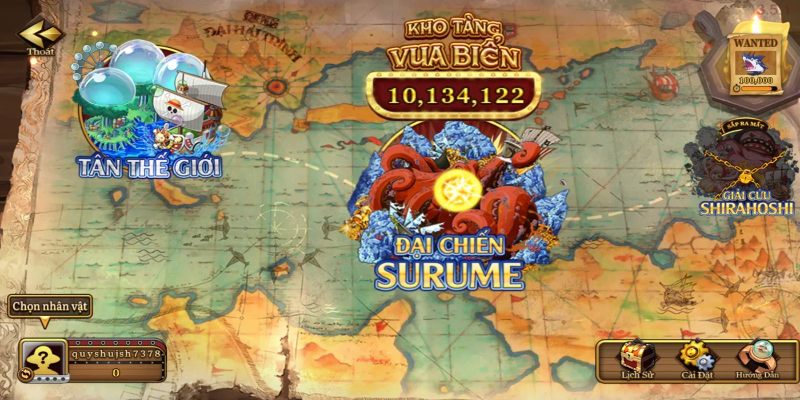 Hệ thống map và mục tiêu trong game